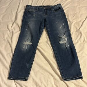 Judy Blue Distressed Straight Leg Jeans
